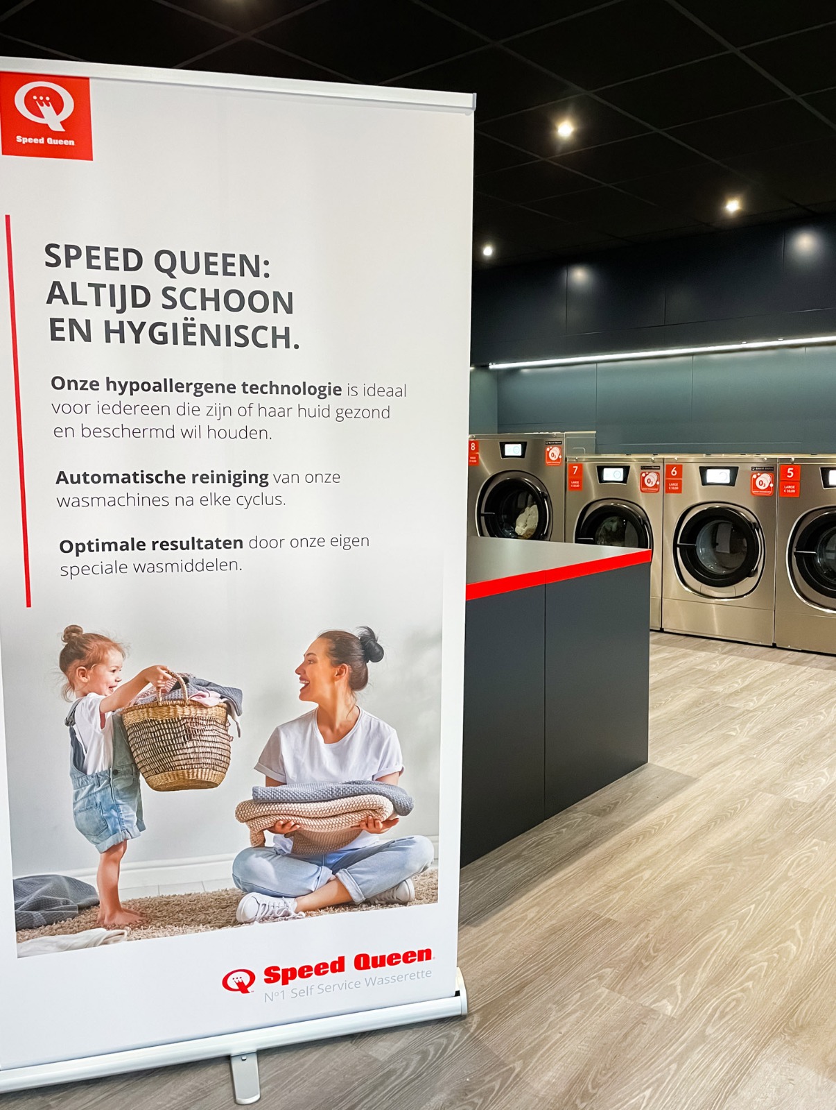 Speed Queen wasserette Assen — hygiënische technologie